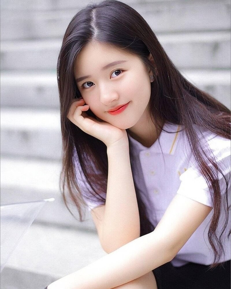 Ảnh gái xinh cute cười mĩm