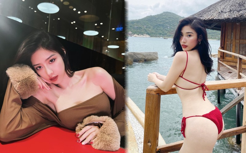 Ảnh Tiktoker Thái Ngọc San xinh đẹp, body siêu gợi cảm