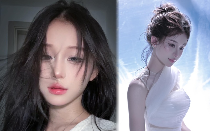 Ảnh TikToker Tiểu Vyy gương mặt cute thu hút lượt xem