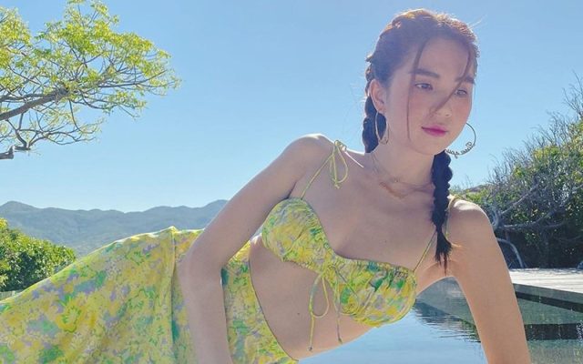 Ảnh Ngọc Trinh mặc bikini khoe 3 vòng hoàn hảo cân đối