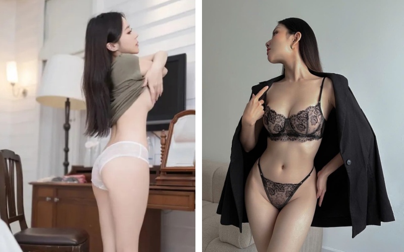 Ảnh gái xinh cởi đồ khoe dáng gợi cảm sexy ngắm là mê