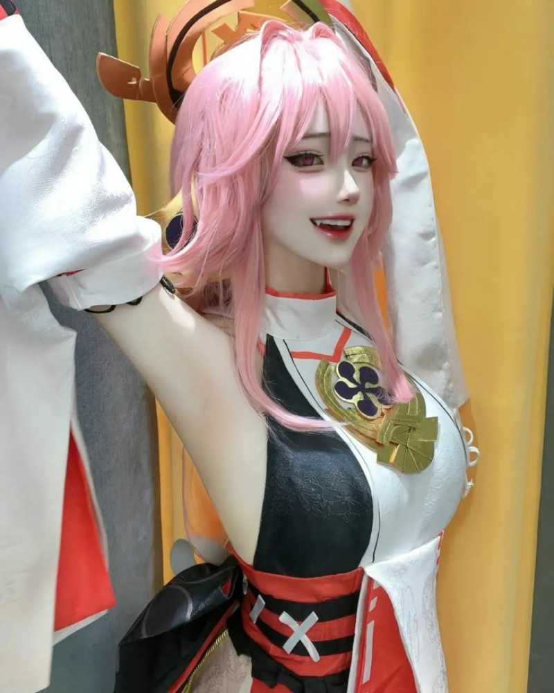 Cosplay Yae Miko xinh gái gợi cảm Cosplay Yae Miko xinh gái gợi cảm