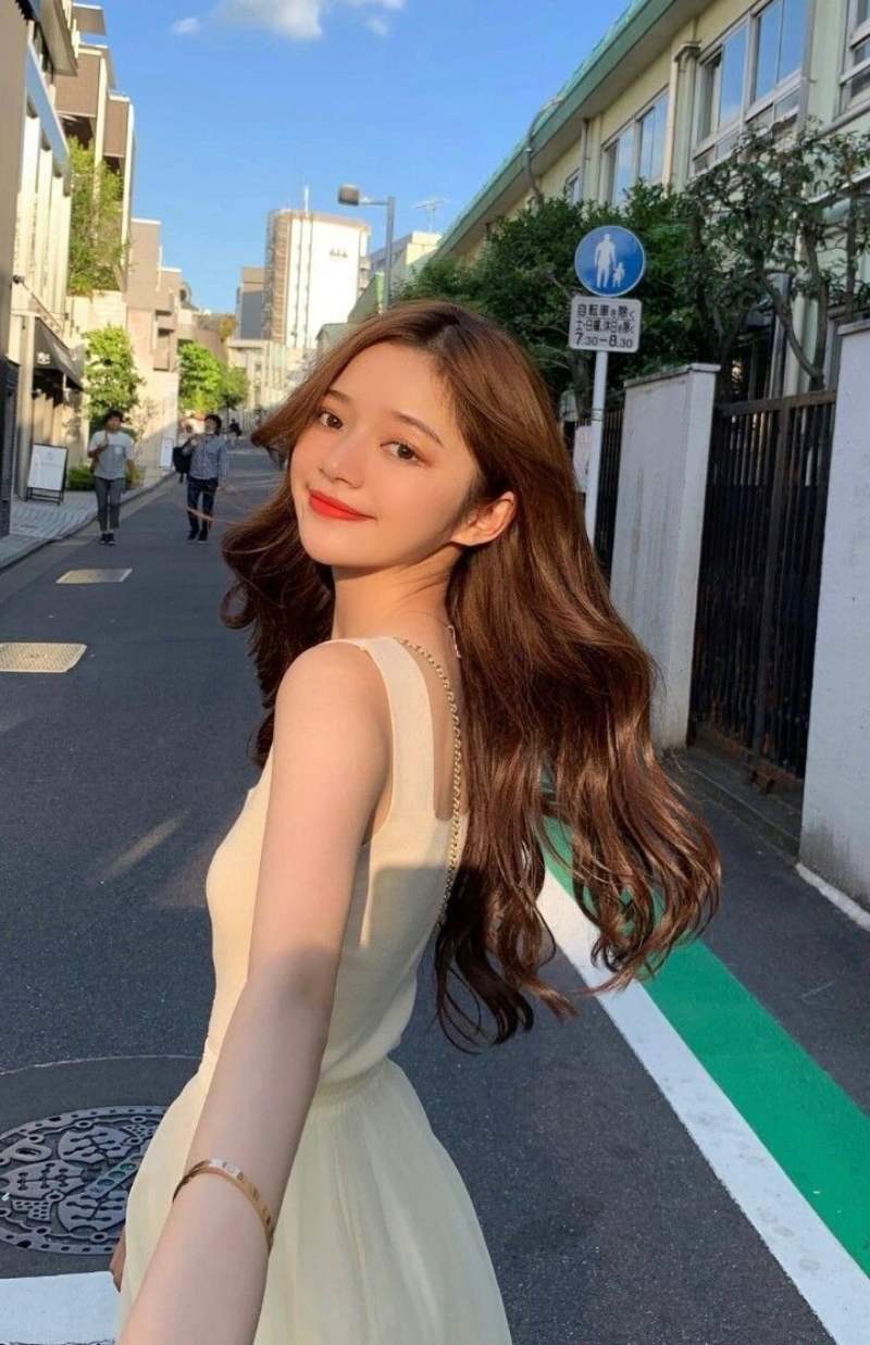 Gái xinh Hàn Quốc dễ thương trên đường phố Gái xinh Hàn Quốc dễ thương trên đường phố