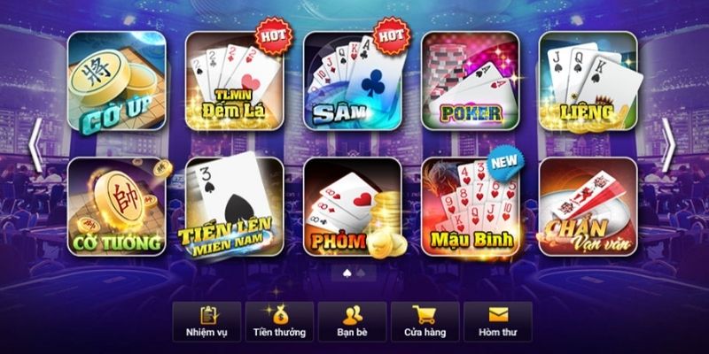 Người chơi trải nghiệm đa dạng game sau khi đăng ký thành công